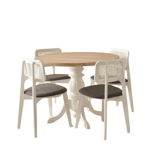 Ravello Baba Ayak Sabit Masa 100X100 - Resim 12