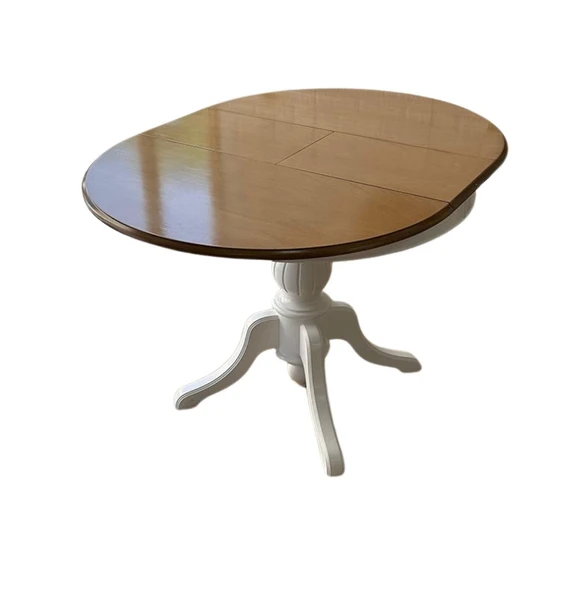 Lindon Baba Ayak Yuvarlak Açılır Masa 110x110 - Resim 7