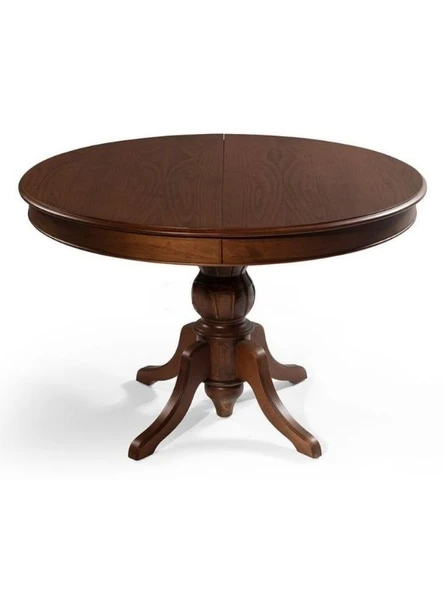 Lindon Baba Ayak Yuvarlak Açılır Masa 120x120 - Resim 3