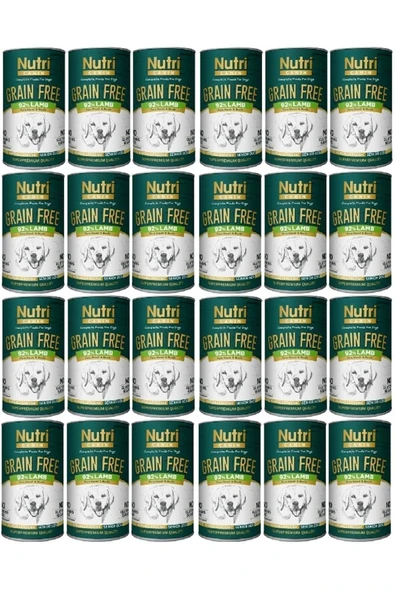 Nutri Canine Nutri Canin Kuzu Etli Tahılsız Yaşlı Köpek Konservesi 400 G 24 Adet