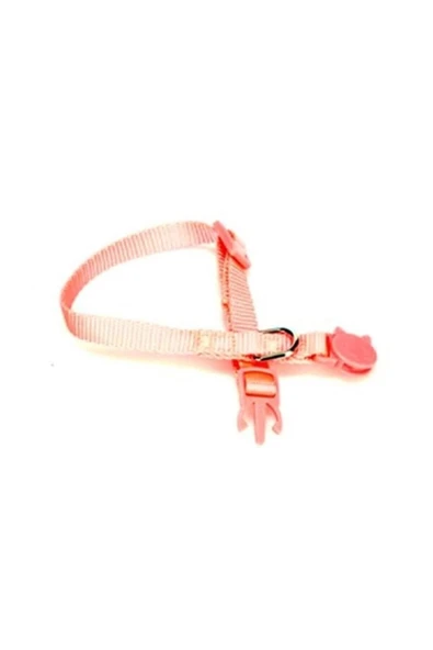 Doggie Pembe Dokuma Kedi Boyun Tasması - 3