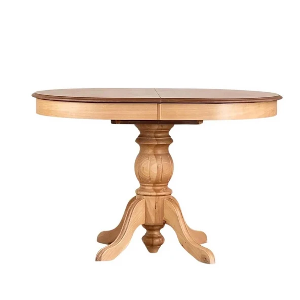 Rika Baba Ayak Oval Açılır Masa 80x120 - Resim 6