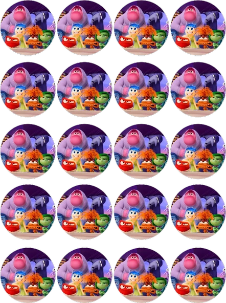 Ters Yüz Yenilebilir Yuvarlak Kurabiye Resim Baskı ürün görseli