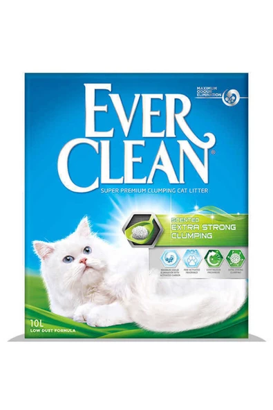 Ever Clean Extra Strength Scented Koku Engelleyici Doğal Kedi Kumu 10 Lt - 1