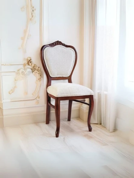 Versailes Klasik Ahşap İşlemeli Sandalye ürün görseli