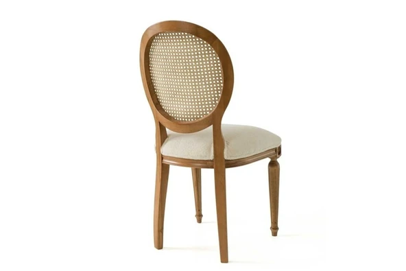 Madalyon Hazeranlı Ahşap Sandalye - Resim 7