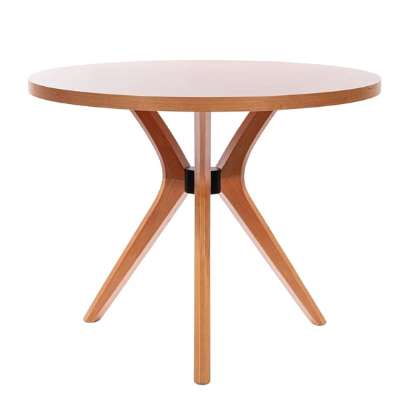 Haven Pergel İskandinav Doğal Ahşap Mutfak Masası 100x100 - Resim 5