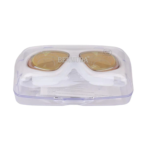 CEYLAN ADAM   KZLD-AF2800 Bermuda Aynalı Sörf Yüzücü Gözlüğü ICB12 - Resim 2