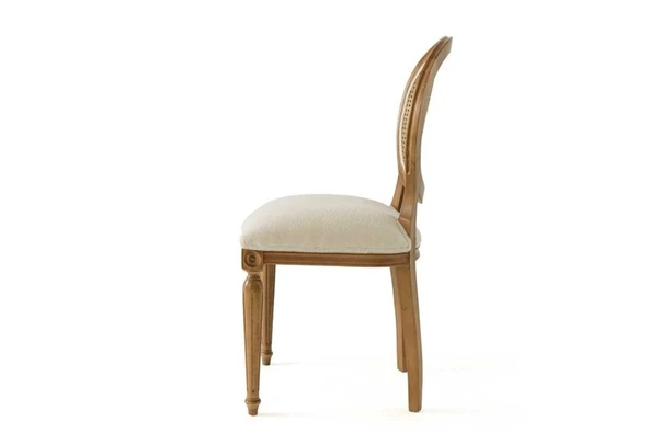 Madalyon Hazeranlı Ahşap Sandalye - Resim 5