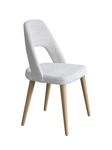 Norveç Natural İskandinav Ahşap Sandalye - Resim 2