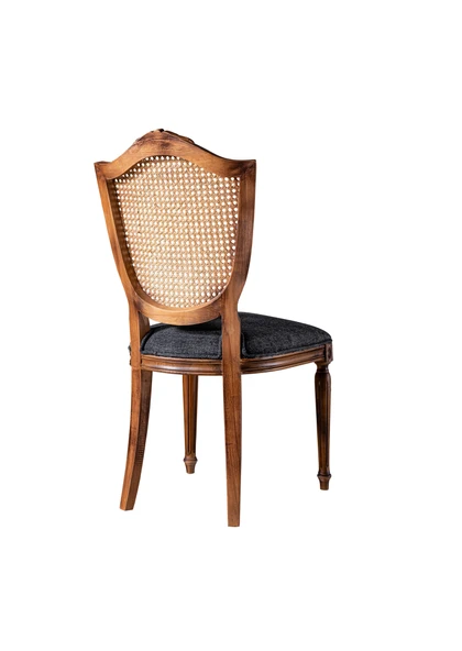 Kupa Torna Oymalı Ahşap Sandalye - Resim 4