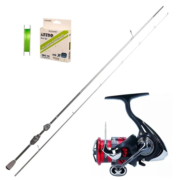 Daiwa Ninja 1000 - Ryuji Matrix Fuji 228cm 08-6gr LRF Olta Seti ürün görseli
