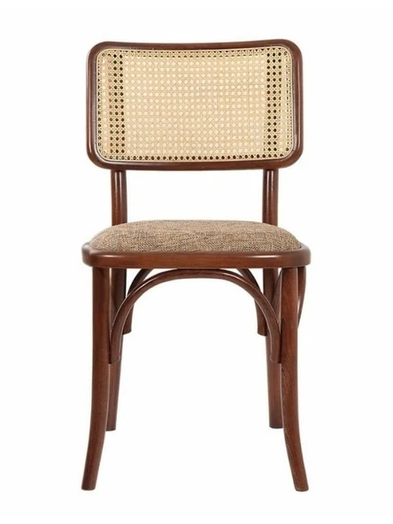 Sofa Hasırlı Ahşap İskandinav Sandalye ürün görseli