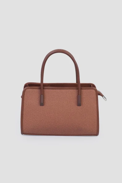 Jacquline Taba Keten Kadın El ve Omuz Çantası IM591 ürün görseli