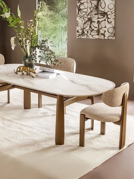 Nova İskandinav Ahşap Sandalye - Resim 5