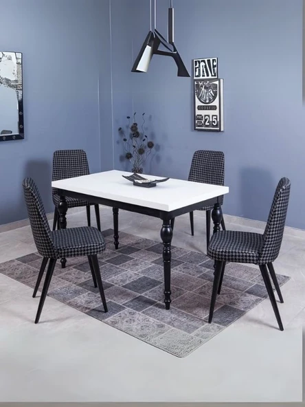 Antik Açılır Yemek Masası 90x140 - Resim 6