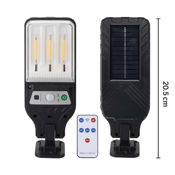 Duvar Lambası Aplik Hareket Sensörlü Kumandalı Plastik Sokak Bahçe İç Dış Aydınlatma Armatürü IP54 - Resim 3