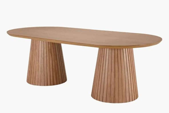 Bohenza Sabit Ahşap Yemek Masası 90x180 - Resim 7