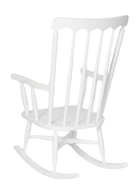 Dakota Rocker Amerikan Retro Ahşap Sallanır Sandalye - Resim 6