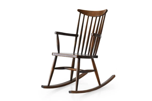 Hudson Rocker Ahşap Sallanır Sandalye - Resim 6