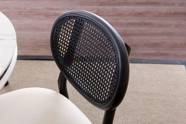 Oslo Hasırlı Ahşap Sandalye - Resim 8