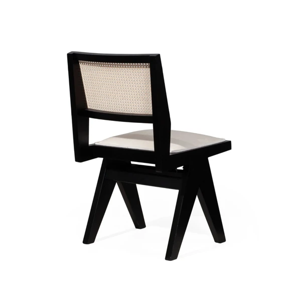 Lofoten Hazeranlı İskandinav Ahşap Sandalye - Resim 4