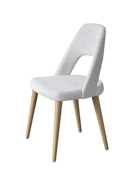 Norveç Natural İskandinav Ahşap Sandalye - Resim 4