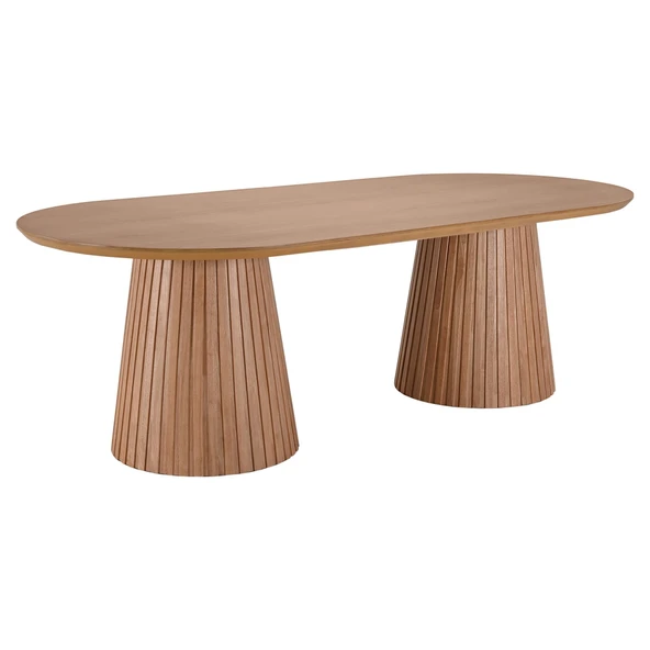 Bohenza Sabit Ahşap Yemek Masası 90x180 - Resim 6