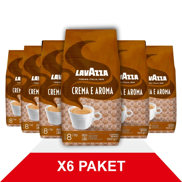Crema E Aroma Çekirdek Kahve (1000gr) x6