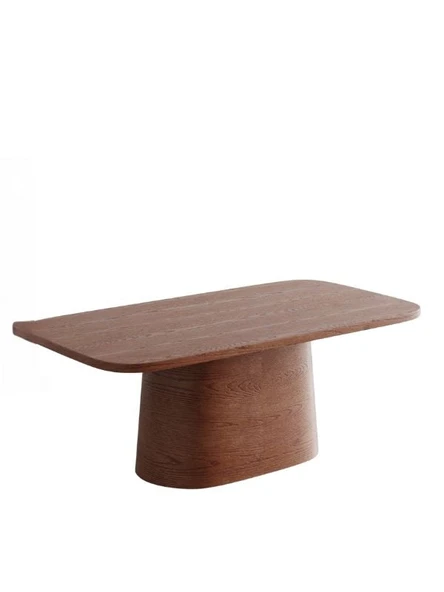 Barocco İtalyan Still Oval Ahşap Yemek Masası 100x190 - Resim 5