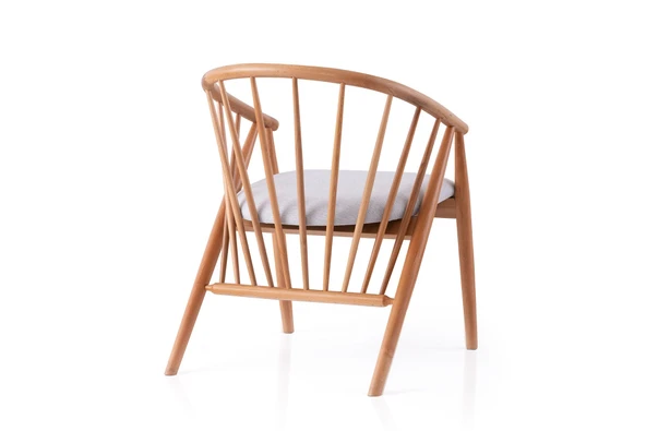 Helsa Teddy Natural Ahşap Sandalye - Resim 5