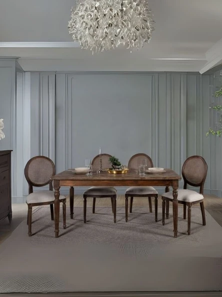 Madalyon Hazeranlı Sandalye - Resim 7