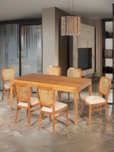 Verano Hazeranlı Ahşap Sandalye - Resim 10