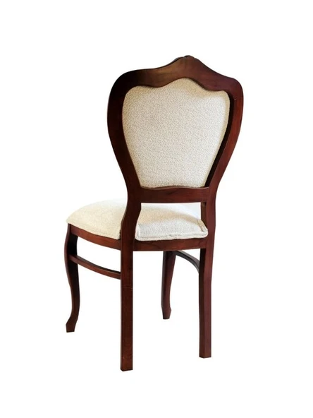 Versailes Klasik Ahşap İşlemeli Sandalye - Resim 4