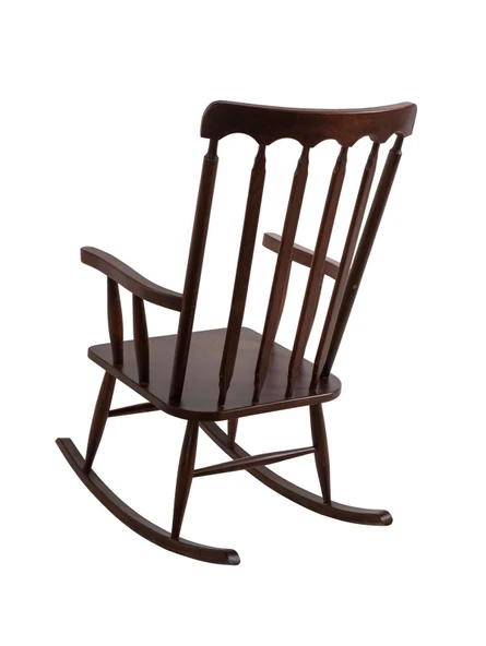 Dakota Rocker Amerikan Retro Ahşap Sallanır Sandalye - Resim 9