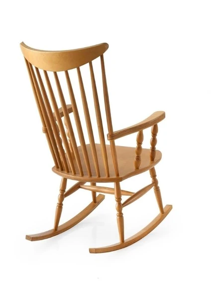 Willlow Rocker Ahşap Sallanır Sandalye - Resim 10