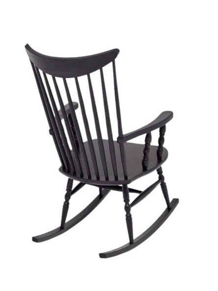 Willlow Rocker Ahşap Sallanır Sandalye - Resim 3