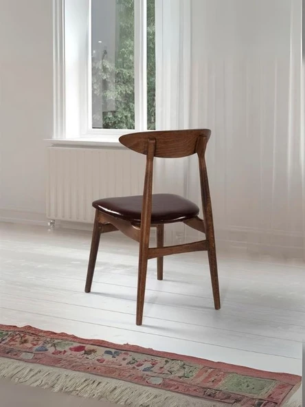 Dora Ahşap İskandinav Sandalye - Resim 3