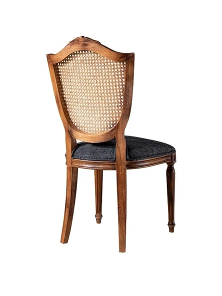 Kupa Torna Oymalı Ahşap Sandalye - Resim 2