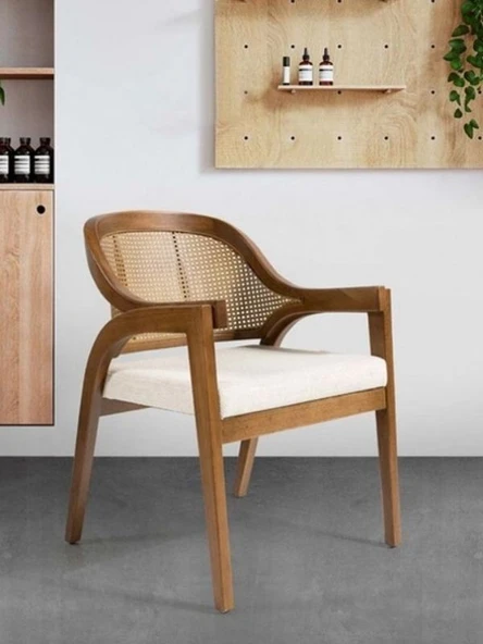 Eliza Hazeranlı Ahşap Bohem Sandalye ürün görseli