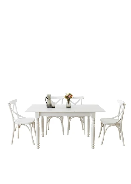 Antik Açılır Yemek Masası 80x120 - Resim 3