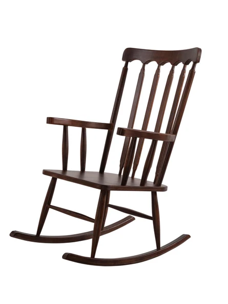 Dakota Rocker Amerikan Retro Ahşap Sallanır Sandalye - Resim 10