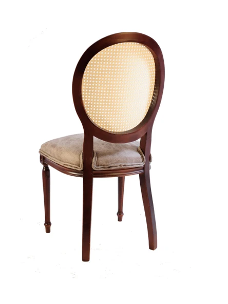 Madalyon Hazeranlı Ahşap Sandalye - Resim 6