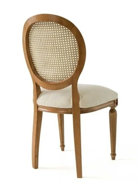 Madalyon Hazeranlı Ahşap Sandalye - Resim 2