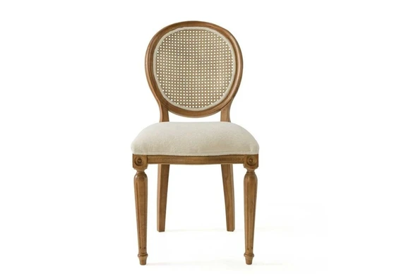 Madalyon Hazeranlı Ahşap Sandalye - Resim 6