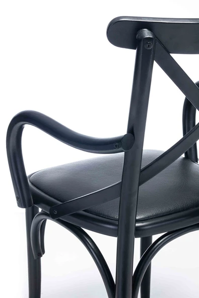 Gazzini Kolçaklı Thonet Sandalye - Resim 5