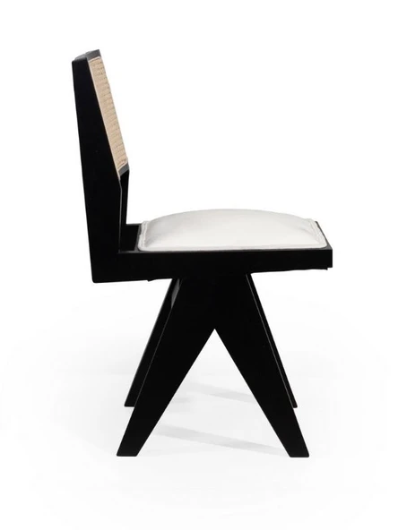 Lofoten Hazeranlı İskandinav Ahşap Sandalye - Resim 2