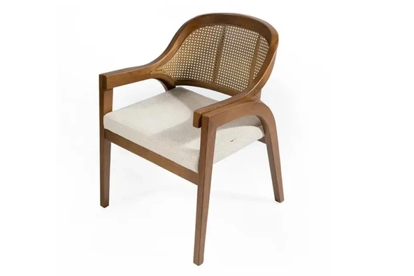 Eliza Hazeranlı Ahşap Bohem Sandalye - Resim 3