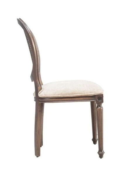 Madalyon Hazeranlı Ahşap Klasik Sandalye - Resim 10