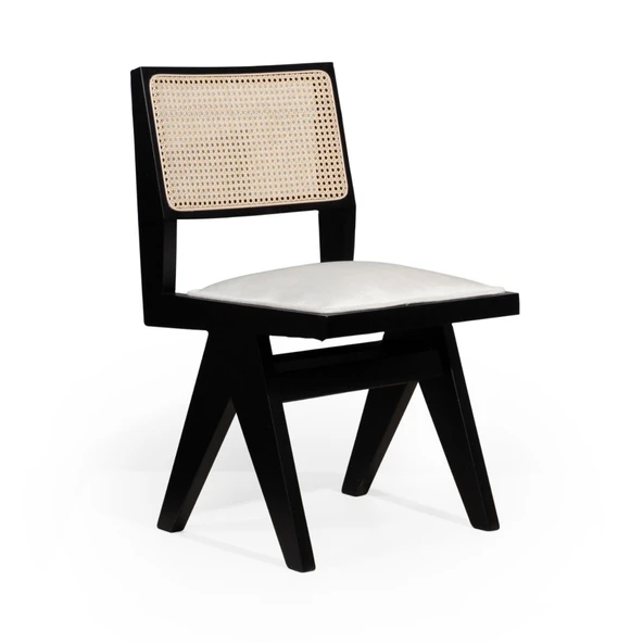 Lofoten Hazeranlı İskandinav Ahşap Sandalye - Resim 3